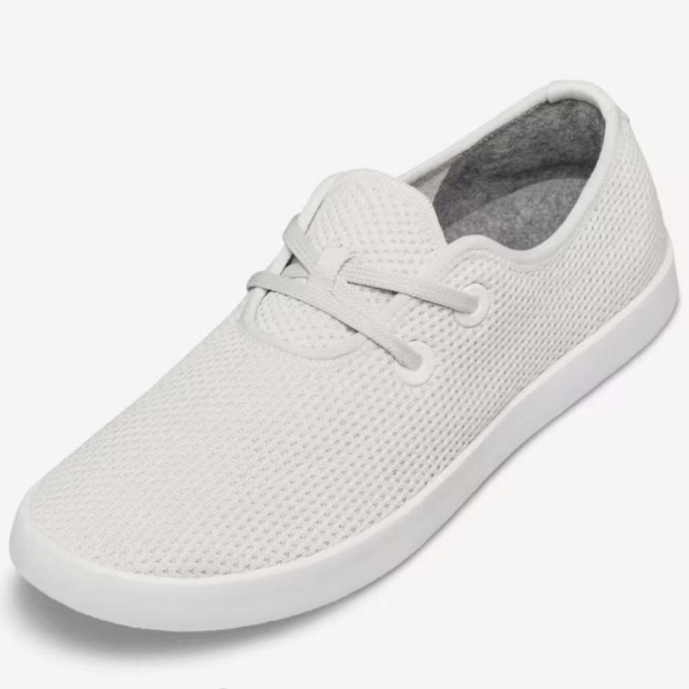 Allbirds Tree Skippers Knit Sneakers Tennis Shoes Lace Up White Size 8